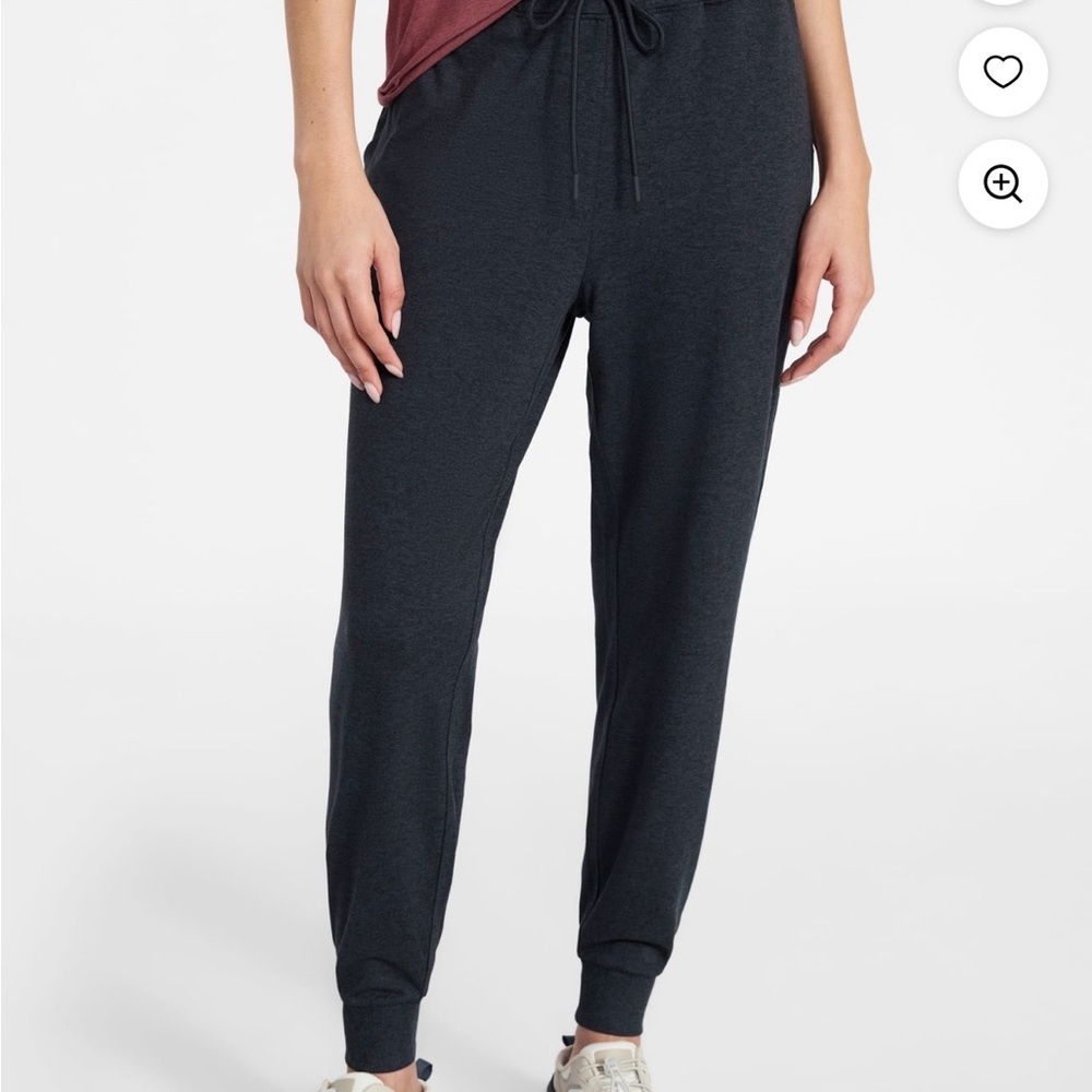 Athletic Works Black Women’s Jogger Pants Charcoal Heather gray (XXL)